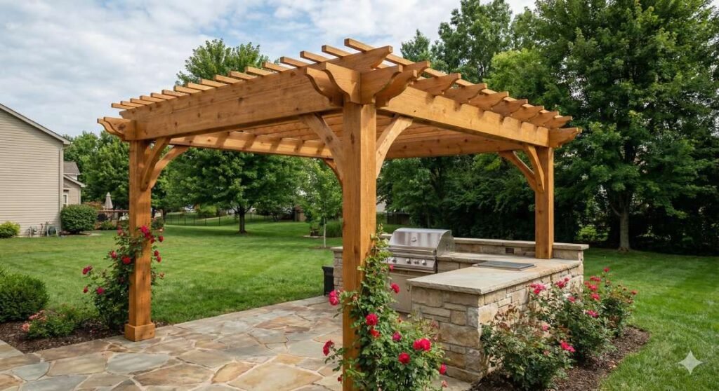 arbor and pergola installation