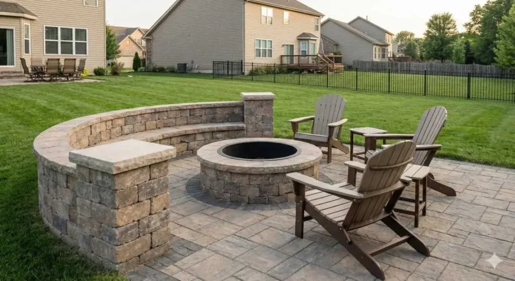Custom Patio & Fire Pit