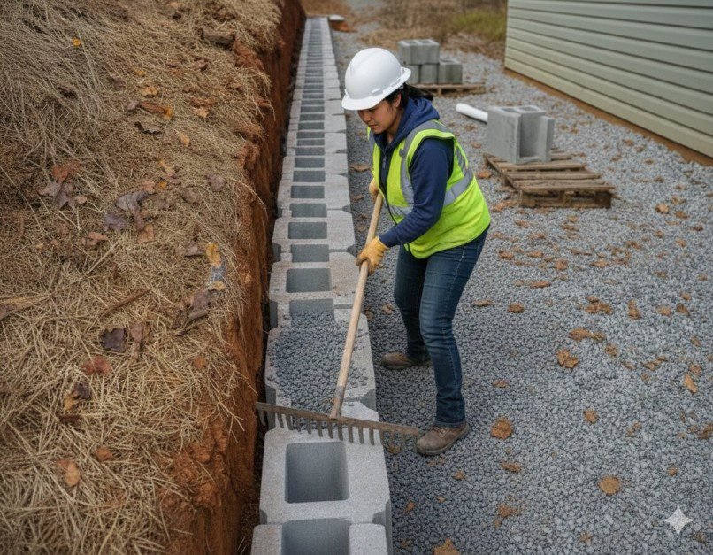 Strong Retaining Walls with Proper Drainage and Engineering