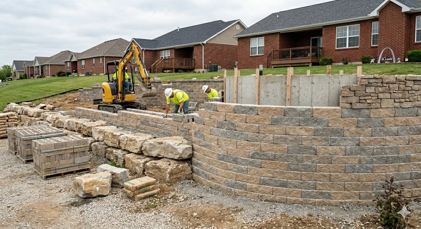 Retaining Wall Cost in O’Fallon – What You Need to Know