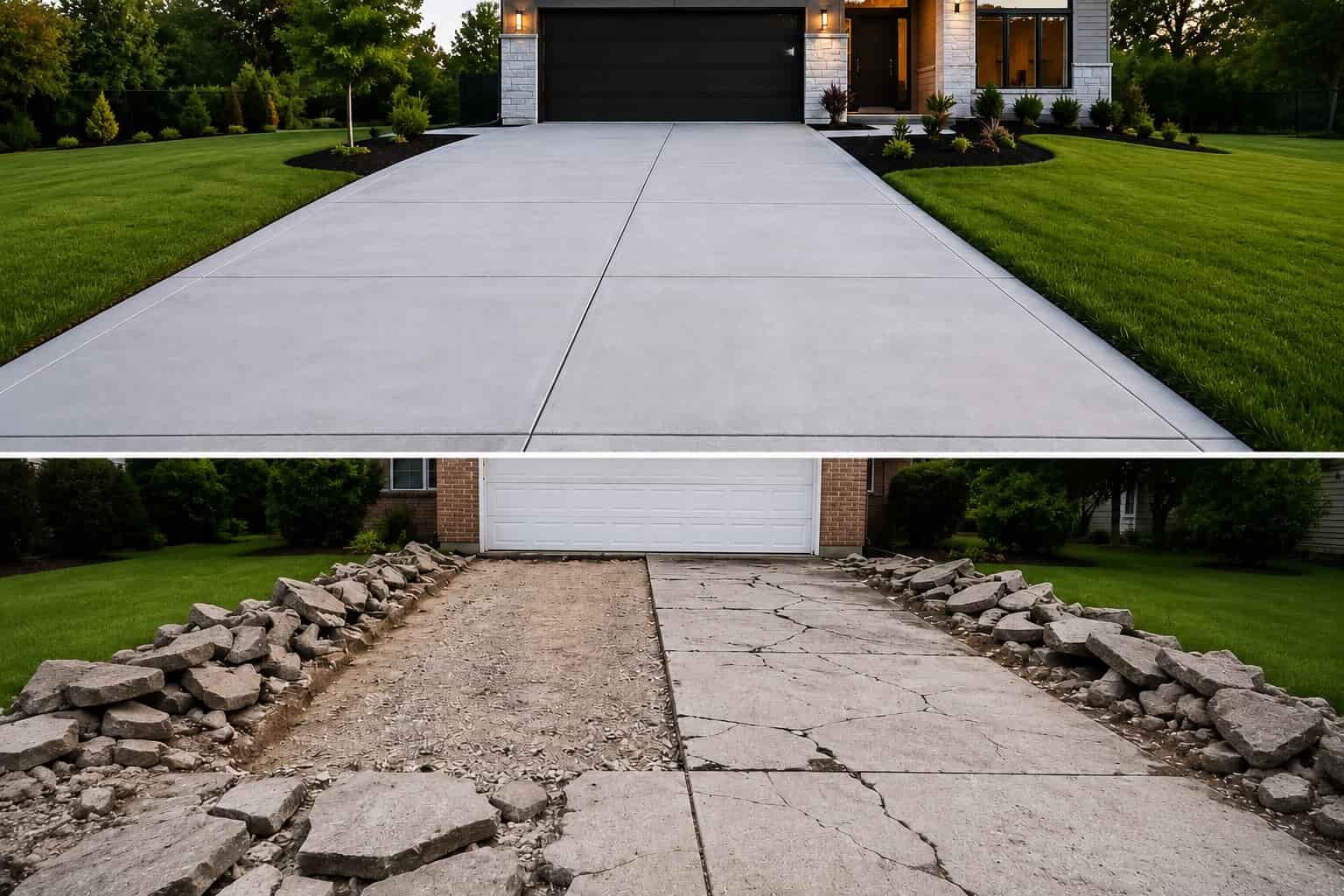 New Concrete Driveway Installation Concrete Driveway Replacement